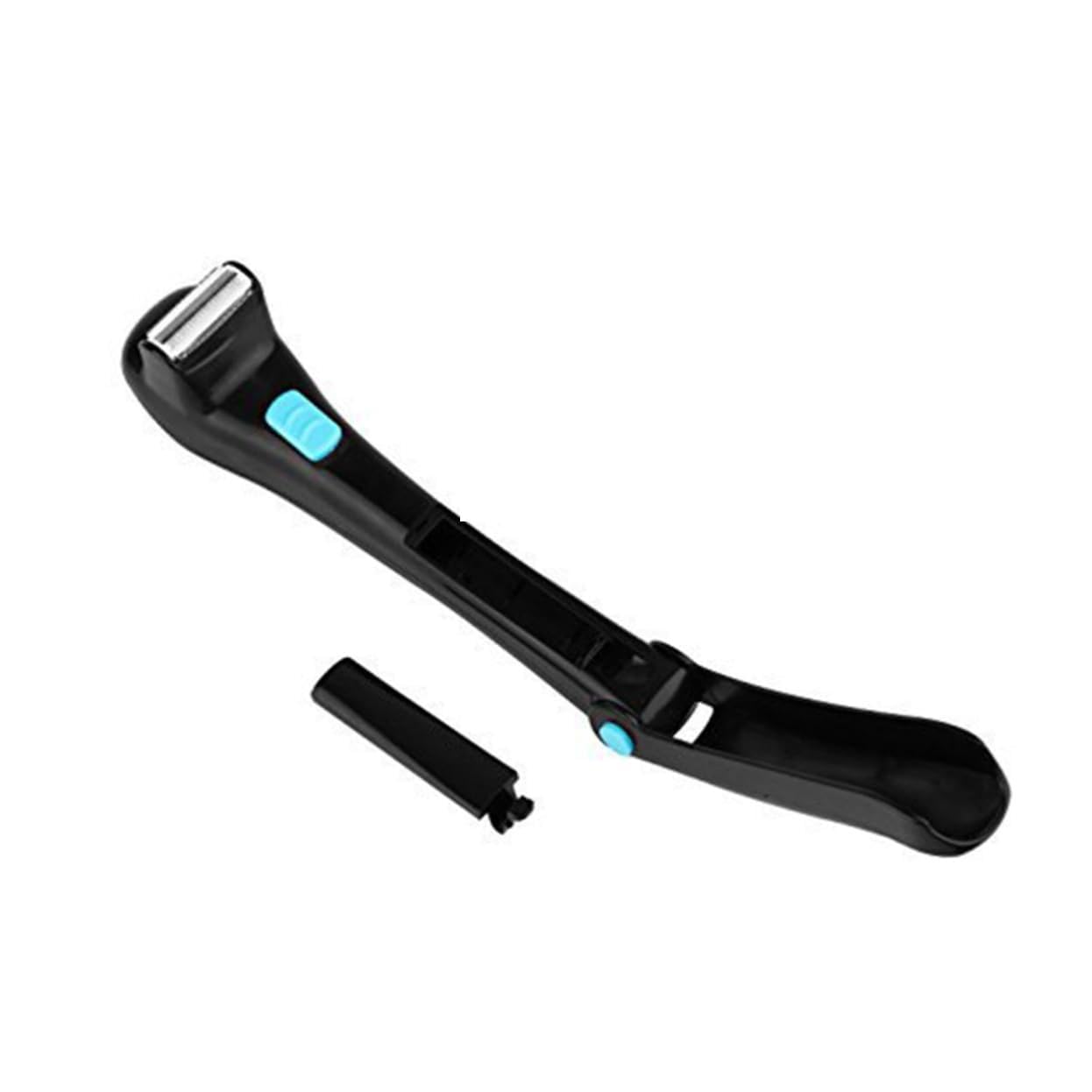 Ipetboom Men's Electric Razor for Back Hair Removal Smooth Finish Mens Grooming Black