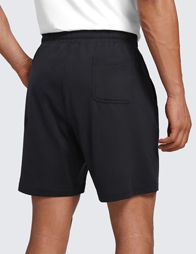 CRZ YOGA Cloud Jersey Mens Lounge Lightweight Sweat Shorts - 7'' Soft Breathable for Casual Workout with Pockets2