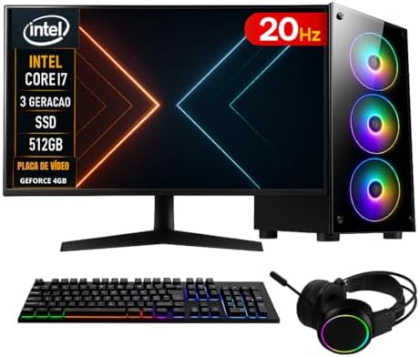 PC GAMER COMPLETO INTEL CORE I7 16GB RAM PLACA DE VIDEO GEFORCE 4...