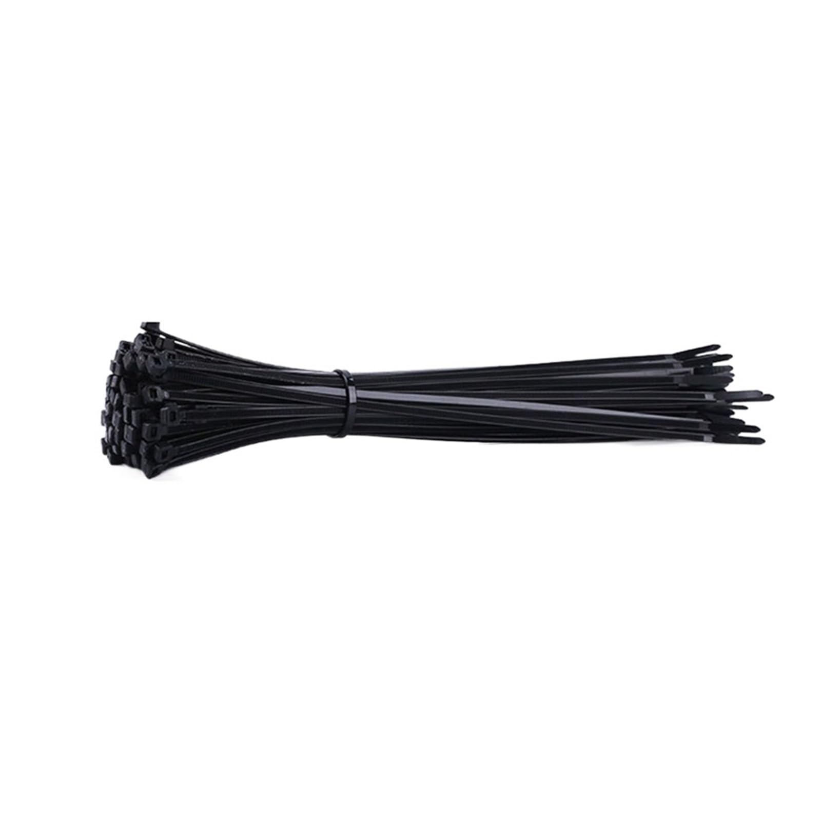 Fascette in nylon, fascette stringicavo, Fascette fermacavi in ​​nylon autobloccanti in plastica nera, larghe 3/4 mm, 30 pezzi(Wide 3 mm - 120 mm)