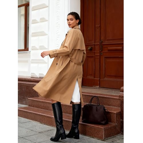 Image of SOVANYOU Women's Knee High Boots Square Toe Chunky Block Heel Riding Boots with Side Zipper Comfortable Stylish Low Heel Tall Boot