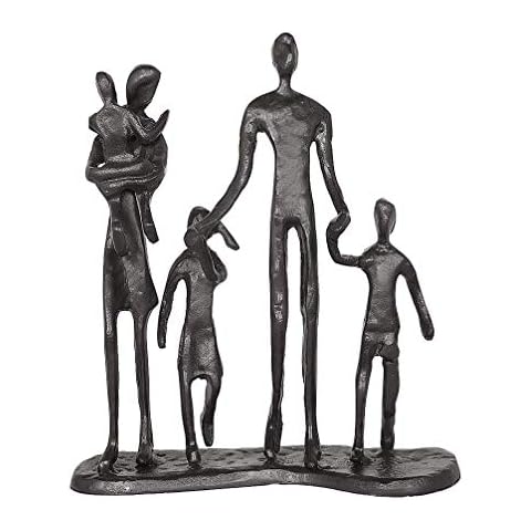 Aoneky Metal Family Sculpture for Home Decor Cover