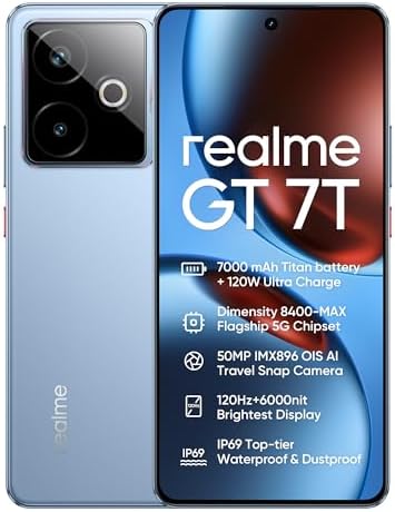 Realme GT 7T Dual SIM 512GB ROM + 12GB RAM (GSM Only | No CDMA) F...