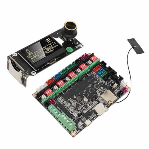 MKS TinyBee V1.0 3D-Drucker-Steuerplatine mit ESP32 WiFi und LCD-Display Kompatibel mit MKS MINI12864 V3 5er Set TMC2209 Schrittmotortreiber für 3D Drucker