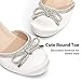 DREAM PAIRS Girls Dress Shoes Closed Toe Low Heels Ankle Strap Pumps for Toddler Little Big Kid Flower Party Wedding Princess,Size 4 Big Kid,White,SDFL2318K
