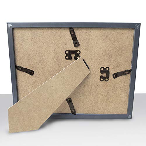 Image of Giftgarden 8.5x11 Picture Frames Black Frame Set for Tabletop or Wall Decor, 6 Pack