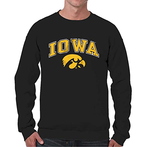 Image of NCAA College Sweatshirt Fleece Crewneck Pullover for Men and Women | Officially licensed NCAA college gameday crewneck pullover - 9 oz fleece lined sweatshirt with arch and logo design