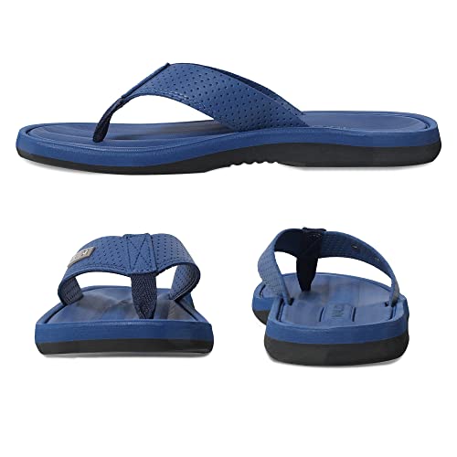 Image of MALIDA Mens Flip Flops Non-Slip Bathroom Shower Shoes Waterproof Cushion foam Indoor and Outdoor Thong Sandals