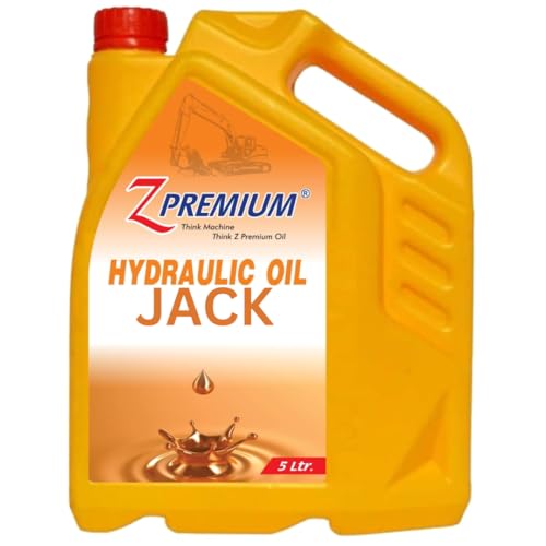 Image of ZPremium Hydraulic Oil JACK for Industrial Machinery and Compressors | Anti-Wear Hydraulic Fluid for Lifting and Mechanical Equipment | 5 Litre Can
