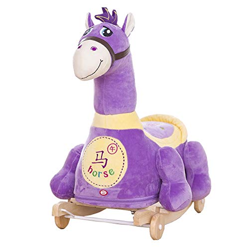 Schaukelpferd Kinderschaukelpferd, Kinderschaukelpferd Spielzeug, Pferd Kuscheltier Rocker Spielzeug for 1-6 Jahre alt…