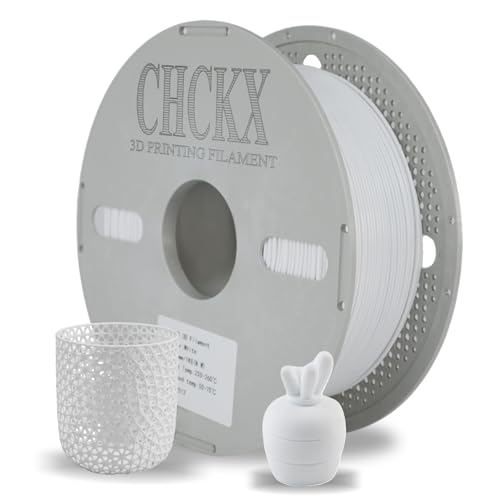 CHCKX PCTG Filament White for 3D Printing Better Than PETG Filament 1KG