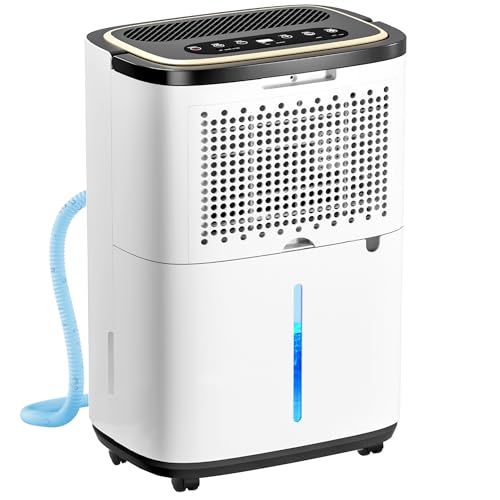 3400 Sq.Ft Dehumidifier, 34PT/24H Dehumidifiers with Drain Hose for Home,