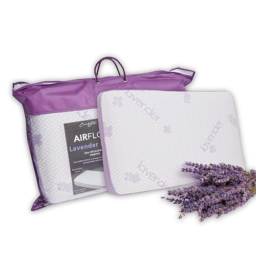 Luxury Visco Elastic Memory Foam Pillow, Lavender Infused