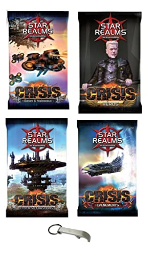 Lote Star Realms versión francesa Pack Crisis: eventos + héroes +...