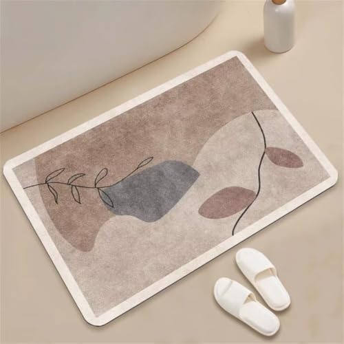 Tapis de bain antiderapant absorbant et lavable à séchage rapide
