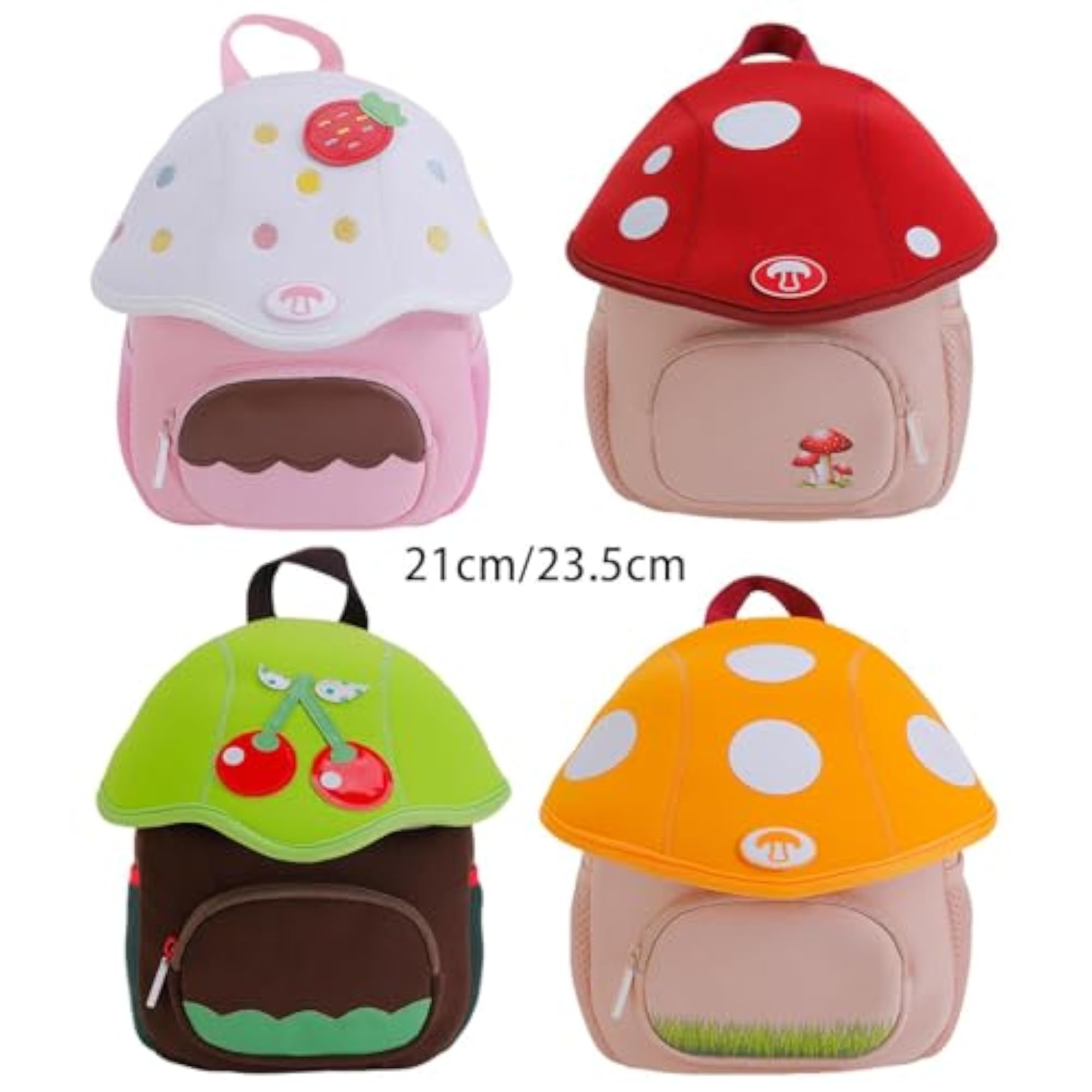 Adorable Fashion Kids Backpack Daypack, Kindergarten Bag, White