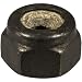 Hard-to-Find Fastener 014973123826 Lock Nut - Black (10 Piece), 1/4-20"