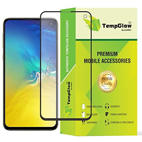 Image of Screen Protector for Samsung S10e (Black) Tempered Glass Edge-to-Edge 6D Screen Guard With Installation Kit