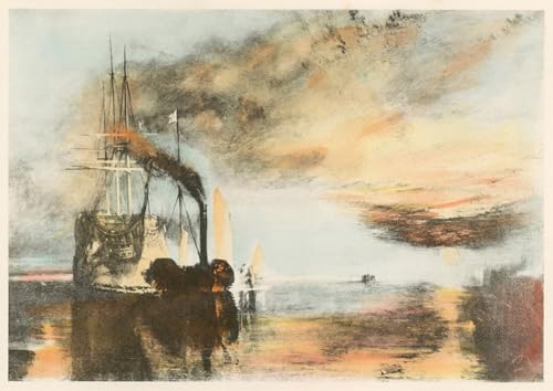 Toile pour décoration murale Turner The Fighting Temeraire 60x90cm pour grand mur