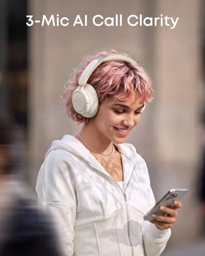 Image of Soundcore by Anker Q31i, Adaptive ANC Over-Ear Headphones, 50H ANC Playtime
