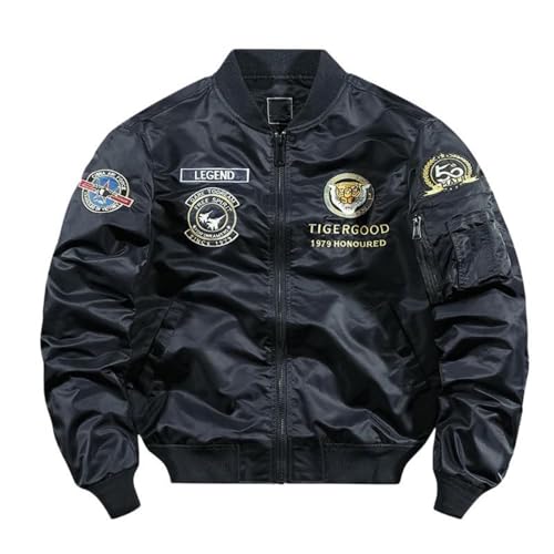 Blouson de travail bomber brodé veste homme automne mi-saison