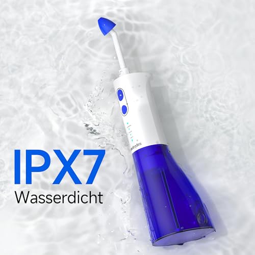 Image of Dual Powered Nasal Irrigation System Nasal Rinse & Wash | Quick Relief of Nasal Discomfort with 30 Salt Packets, 2 Sets of Nose Pillows, Rechargeable, 2-Year Service Support