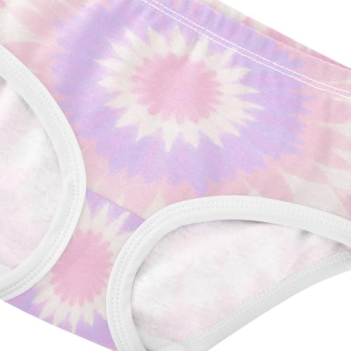 GuoChe Cotton Panties Elastic Waistband Panties Breathable Underwear for Girls in Sizes 2T,3T, 4T, 5T, 6Y and 8Y4