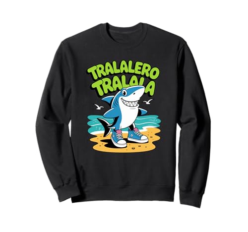 Tralalero Tralala Shark Zapatillas Meme Sudadera