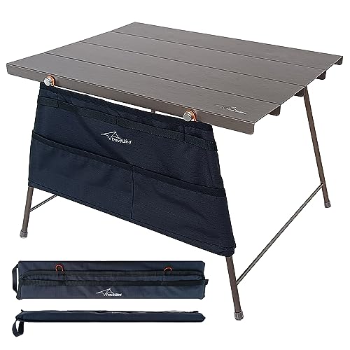 Travel Bird Portable Camping Table Mesa de Camping Plegable de Aluminio Ultraligera