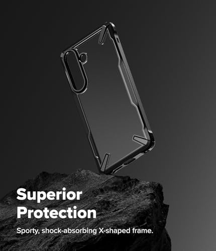 Image of Ringke Fusion-X for Samsung Galaxy S26 Case Back Cover [Heavy Duty X-Frame] Rugged Shockproof Bumper Protective with Non-Slip Side Grip - Black