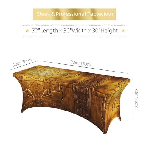 Nappe rectangulaire extensible égyptienne facile à nettoyer pour grande table - 7
