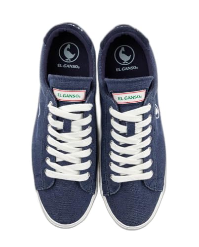 El Ganso Low Top Washed Canvas Marino