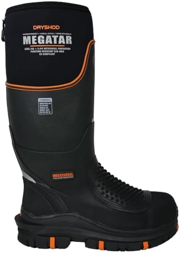 Dryshod Men's Megatar Met Guard Steel Toe Work Boot Black 7 | Image 2