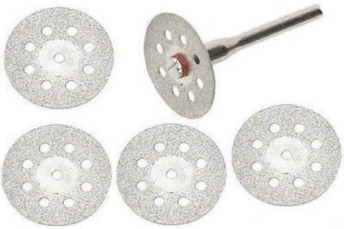 ARC-POWER for 6 Piece 1/8" Shank Mini Diamond Cutting Discs Cut-Off Disc Wheel