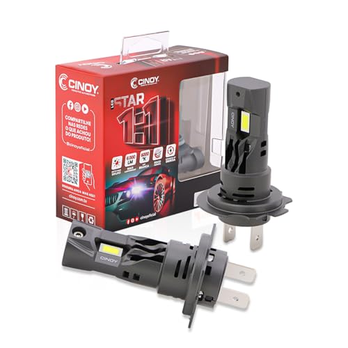 Lâmpada Super Led Mini Cinoy Star 6000k H7 30w 6000lm