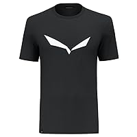 Salewa T-Shirt da Uomo con Logo Solido Dri-Release®