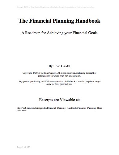 Financial Planning Handbook.pdf Amazon.com: The Financial Planning Handbook eBook : Gaudet, Brian ...
