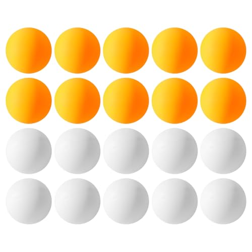 HDGSAFD 20 Stück Tischtennisbälle, Kunststoff-Tischtennisbälle, Tischtennis-Training, Trainingsbälle, Langlebige Tischtennisbälle HDGSAFD 20 Stück Tischtennisbälle, Kunststoff-Tischtennisbälle, Tischtennis-Training, Trainingsbälle, Langlebige Tischtennisbälle