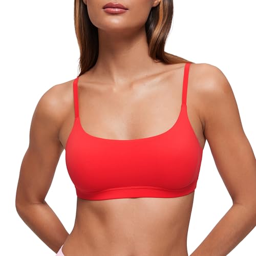 Image of CRZ YOGA Softhold Scoop Neck Bralette