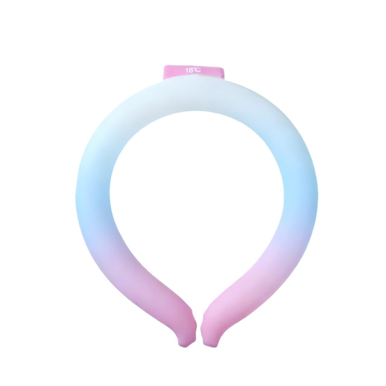 Anillo de enfriamiento PCM cuello halter azul para prevención de insolación