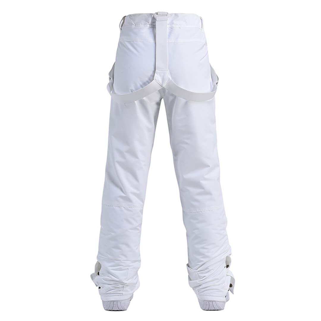 Outdoor-Skihose für Herren, 35 Grad, Übergröße, elastische Taille, für Herren, Winter, Skaten, Skifahren, Outdoor, Skihose für Damen, Rosa, Größe S