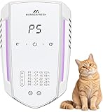 Morrerfresh Cat Litter Deodorizer 99% Pets Poof Odor Eliminator Air Purifier Ozone Odor Removal Air Freshener for Home & Pets Litter Box Room Wardrobe Shoe Cabinet Toilet White