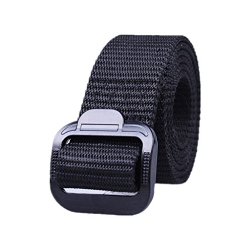 C2K Adjustable Nylon Belt Waistband for Riding War Game Outdoor Sports Travel Accessory Black