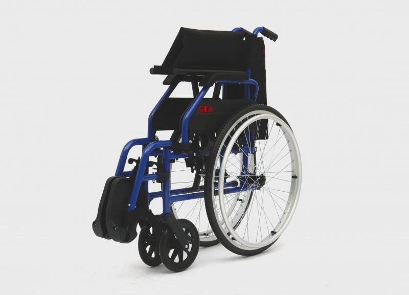 Antar AT52303 aluminiowy wózek inwalidzki, szerokość siedziska 43 cm
