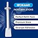 Wokaar Nose & Ear Waxing Sticks–Professional Nasal Hair Removal 60 Precision Applicators for Pain-Free Waxing at Home. Say Goodbye to Plucking! (Wax refills & wipes sold separately.)