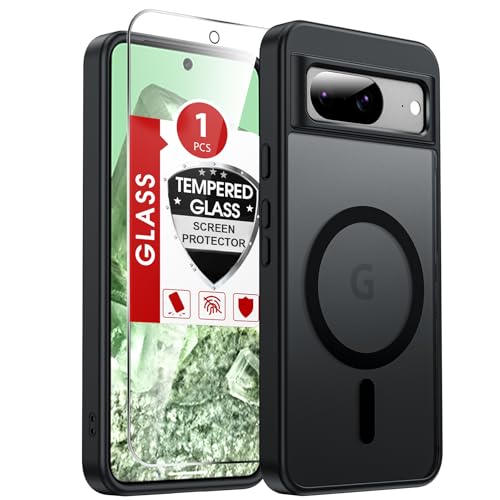 LeYi for Pixel-8 Case: Compatible for Google Pixel 8 Case [Mag-Safe Fit] with Screen Protector,...