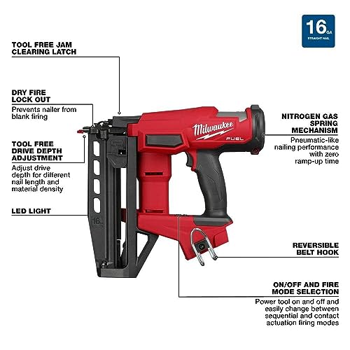 Milwaukee M18 Fuel 16-Gauge Finish Nailer