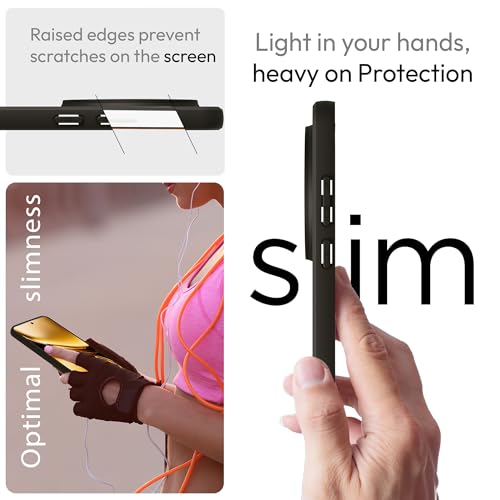 Image of KAPAVER Hybrid Series Back Cover Case Compatible with Vivo X200 (PC+TPU) (Black)