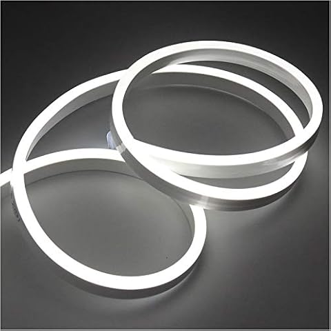 XUNATA 2m Flexible LED Neon lights Blanco Frio Cover