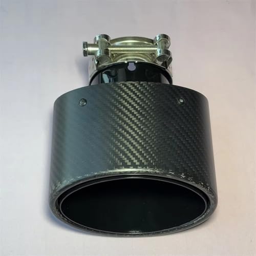 Punta de escape ovalada negro mate de 130mm: adiós al tubo oxidado con boquilla de 54mm 4